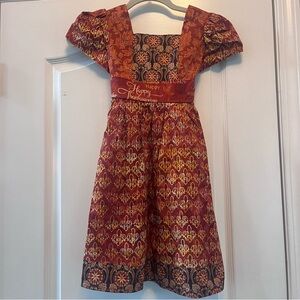 Girls Handmade Thanksgiving Dress